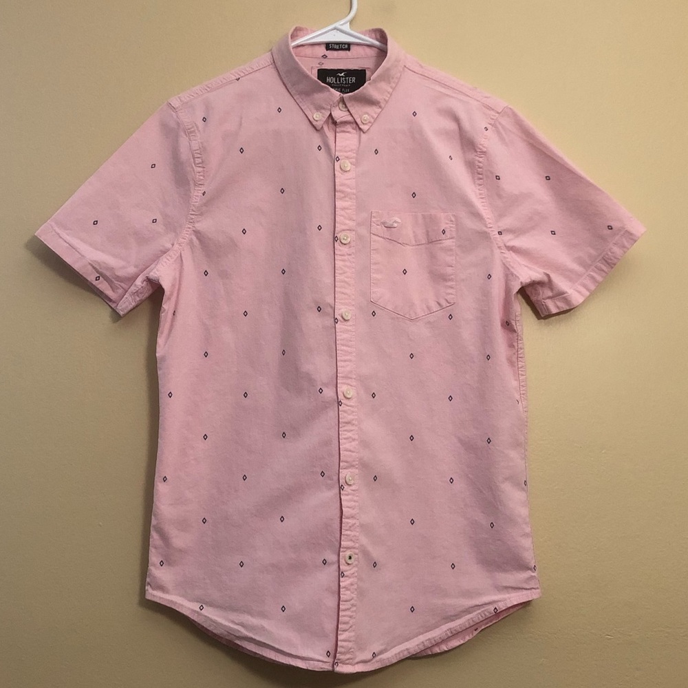 Men’s Hollister Stretch Oxford Slim Fit Shirt